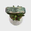 Mint Digital Camo Dog Collar (Medium, 1" wide)