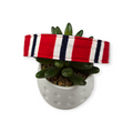 Patriotic Stripes Dog Collar (Large)
