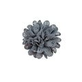 Charcoal Gray Collar Flower
