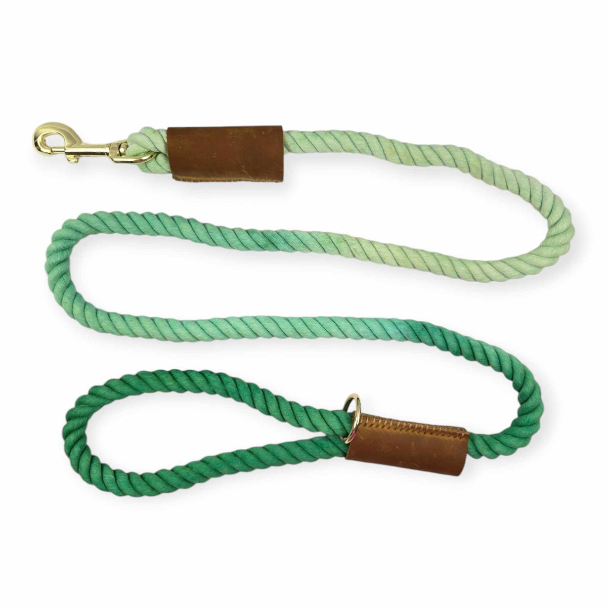 Green with Envy Cotton Rope leash (5')