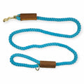 Aqua Cotton Rope leash (5.5')
