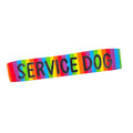Service Dog (Rainbow Stripes) Leash Sleeve