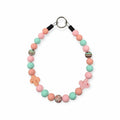 Peach & Mint Saguaro Beaded Collar - 17.5"