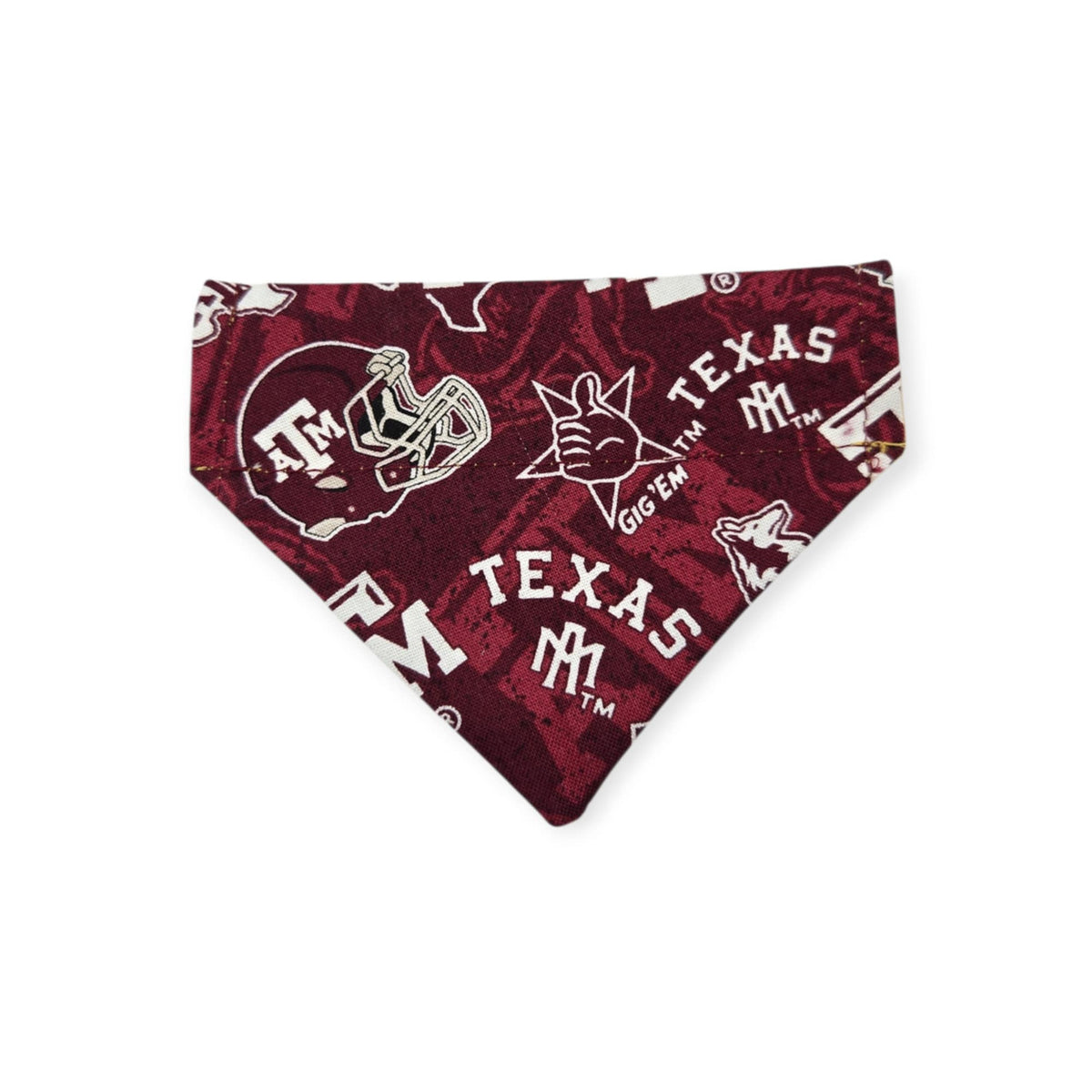 A&M/Mustard Bones Reversible Slide-on Bandana (X-Small)