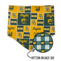 Baylor/Baylor Plaid Reversible Bandana