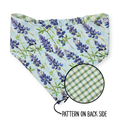 Bluebonnet  & Texas/Multi Green Plaid Reversible Bandana