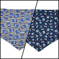Fur Buddy/ Blue Paws Reversible Tie-on Bandana (Large)