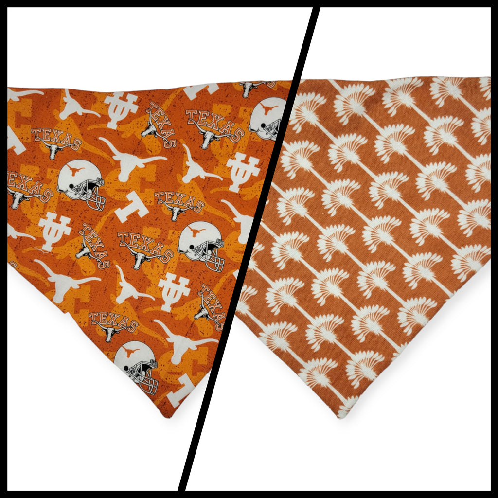 Longhorns/Make a Wish Slip-on Scrunchie Bandana (Large)