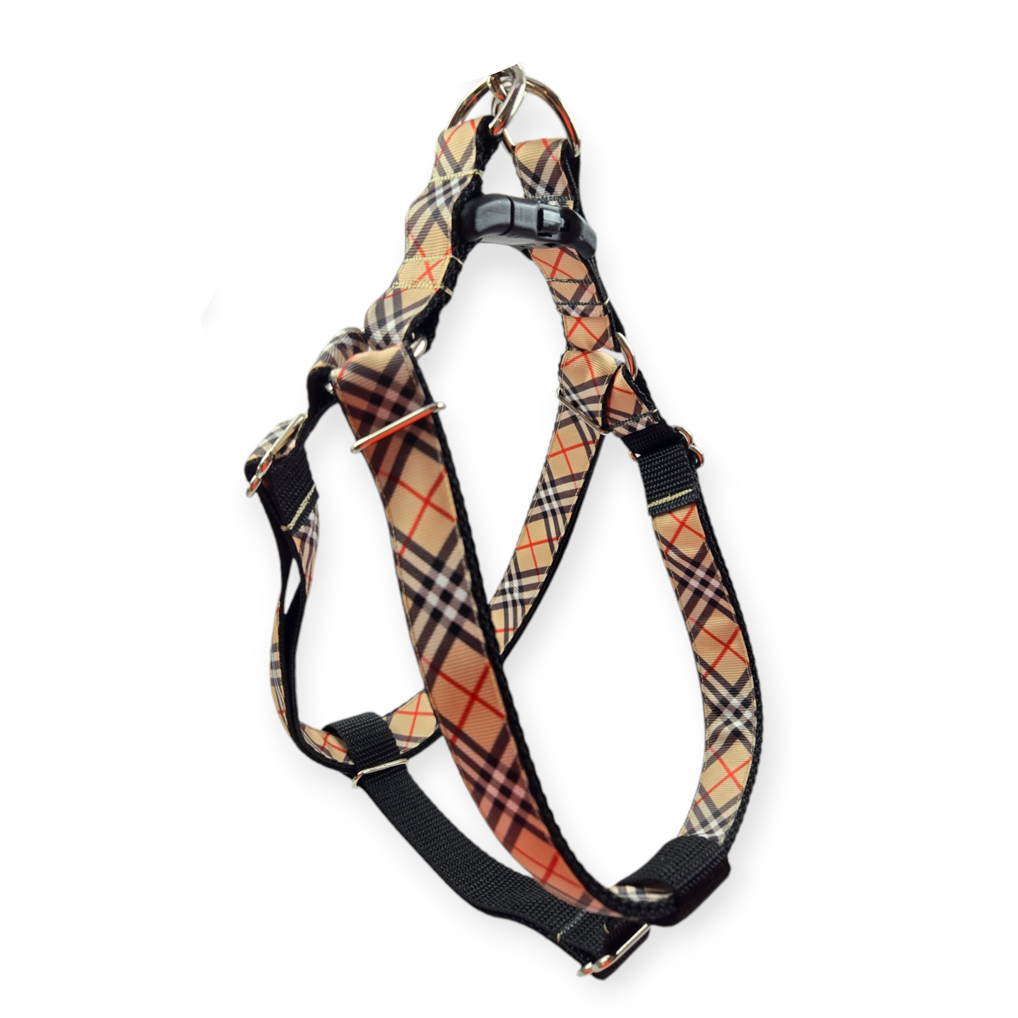 Furberry Plaid Step-In Harness (Large)