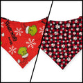 Grouchy/Buffalo Plaid Slip-on Scrunchie Bandana (Medium/Large)