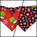 Grouchy/Buffalo Plaid Slip-on Scrunchie Bandana (Small)