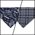 Cowboys/Dallas Plaid Reversible Slide-on Bandana (X-Large)