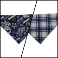 Cowboys/Dallas Plaid Reversible Slide-on Bandana (Large)