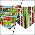 Grouchy Count Down/Christmas Stripes Tie-on Bandana (Large)