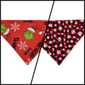 Grouchy/Buffalo Plaid Reversible Slide-on Bandana (Small)