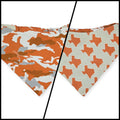 UT Camo/Texas on Creme Reversible Slip-on Scrunchie Bandana (Large/X-Large)