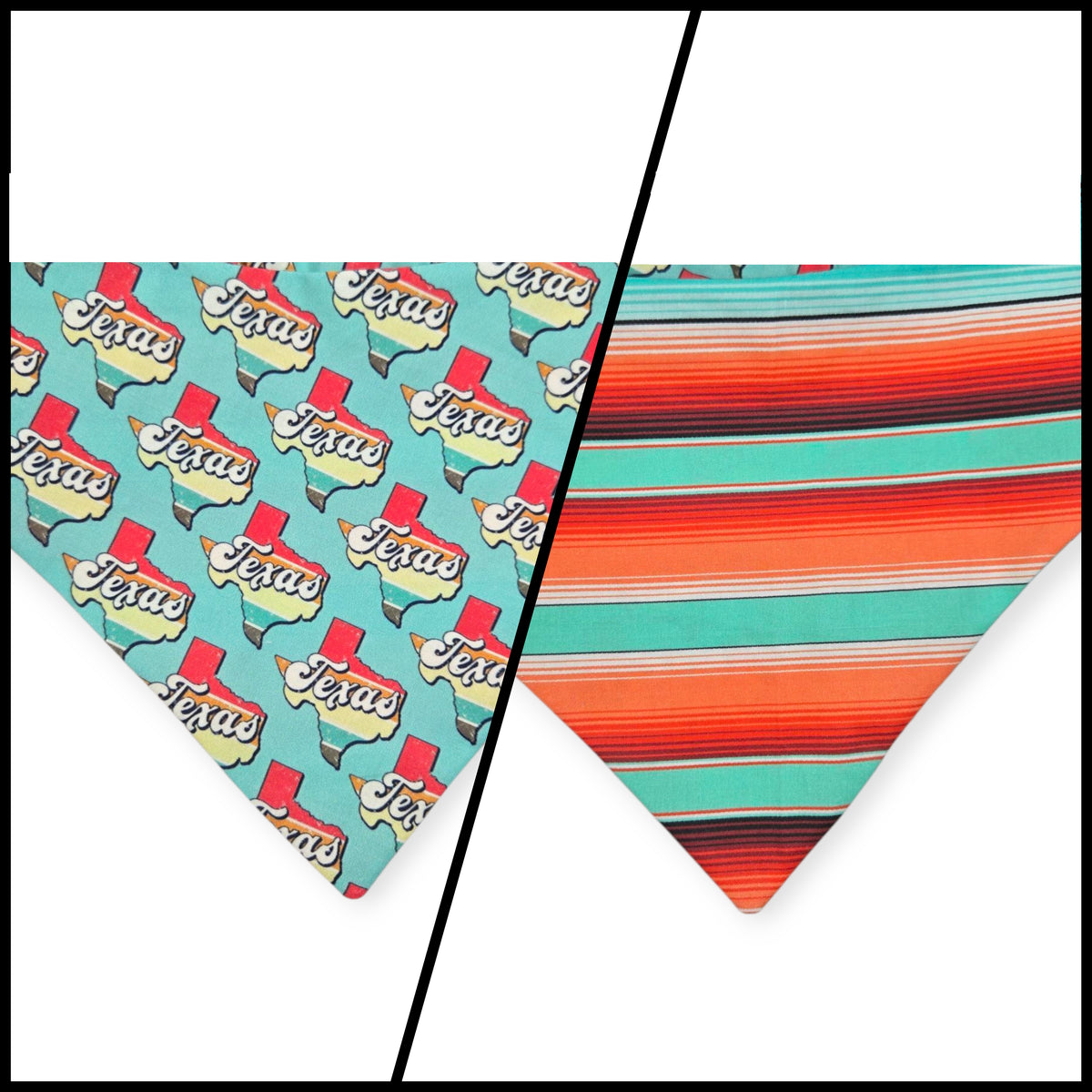 Texas Serape/Serape Tie-on Bandana (Large)