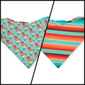 Texas Serape/Serape Reversible Slip-on Scrunchie Bandana (X-Large)