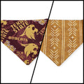 Bobcats /Mustard Mudcloth Reversible Slide-on Bandana (XX-Small)