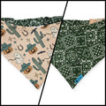 Western Halloween/Hunter Blazin' Slip-on Scrunchie Bandana (Small/Medium)