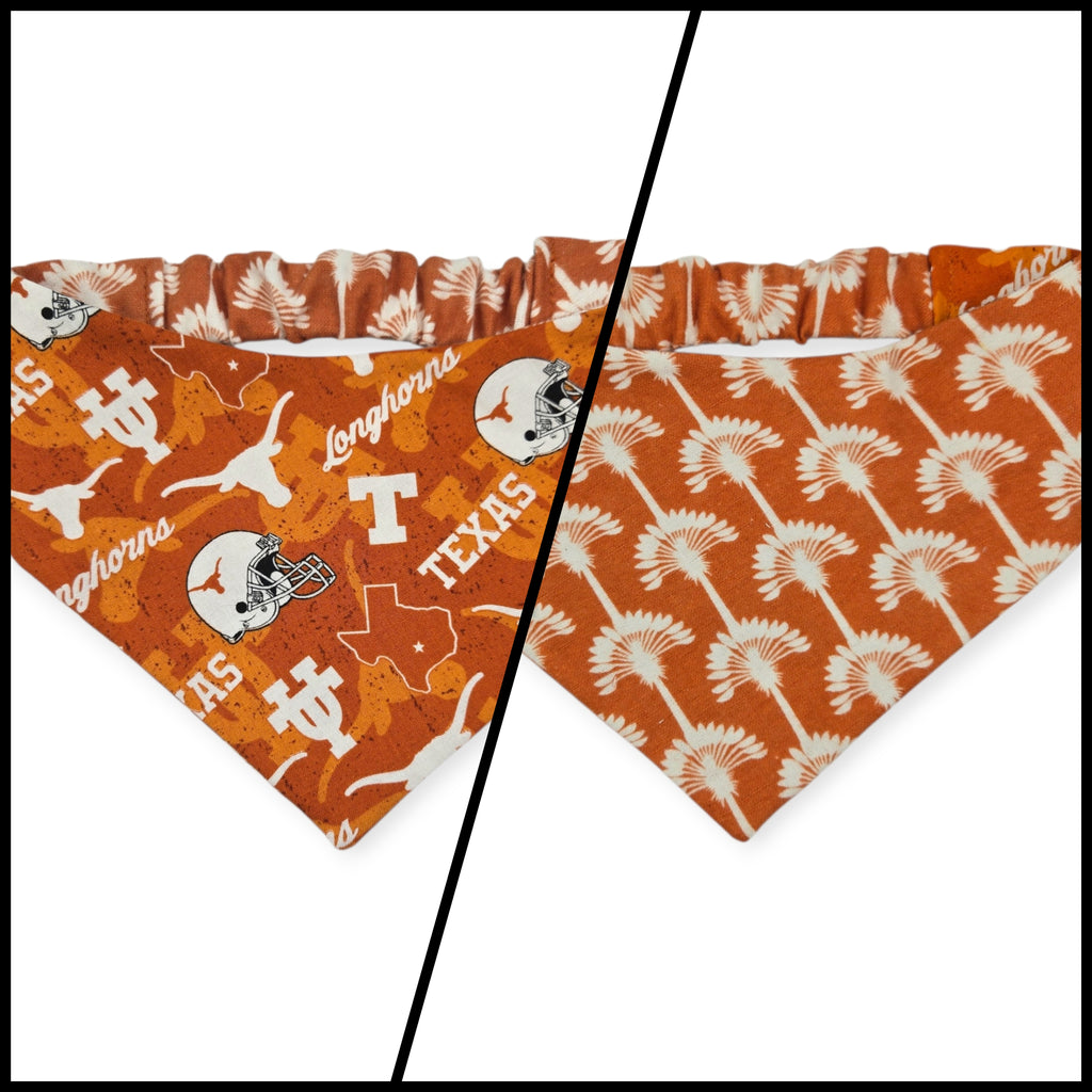 Longhorns/Make a Wish Slip-on Scrunchie Bandana (Medium)