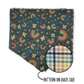 Lucky Charms/Rainbow Plaid Reversible Bandana