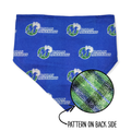 Mavericks/Distressed Plaid Reversible Bandana
