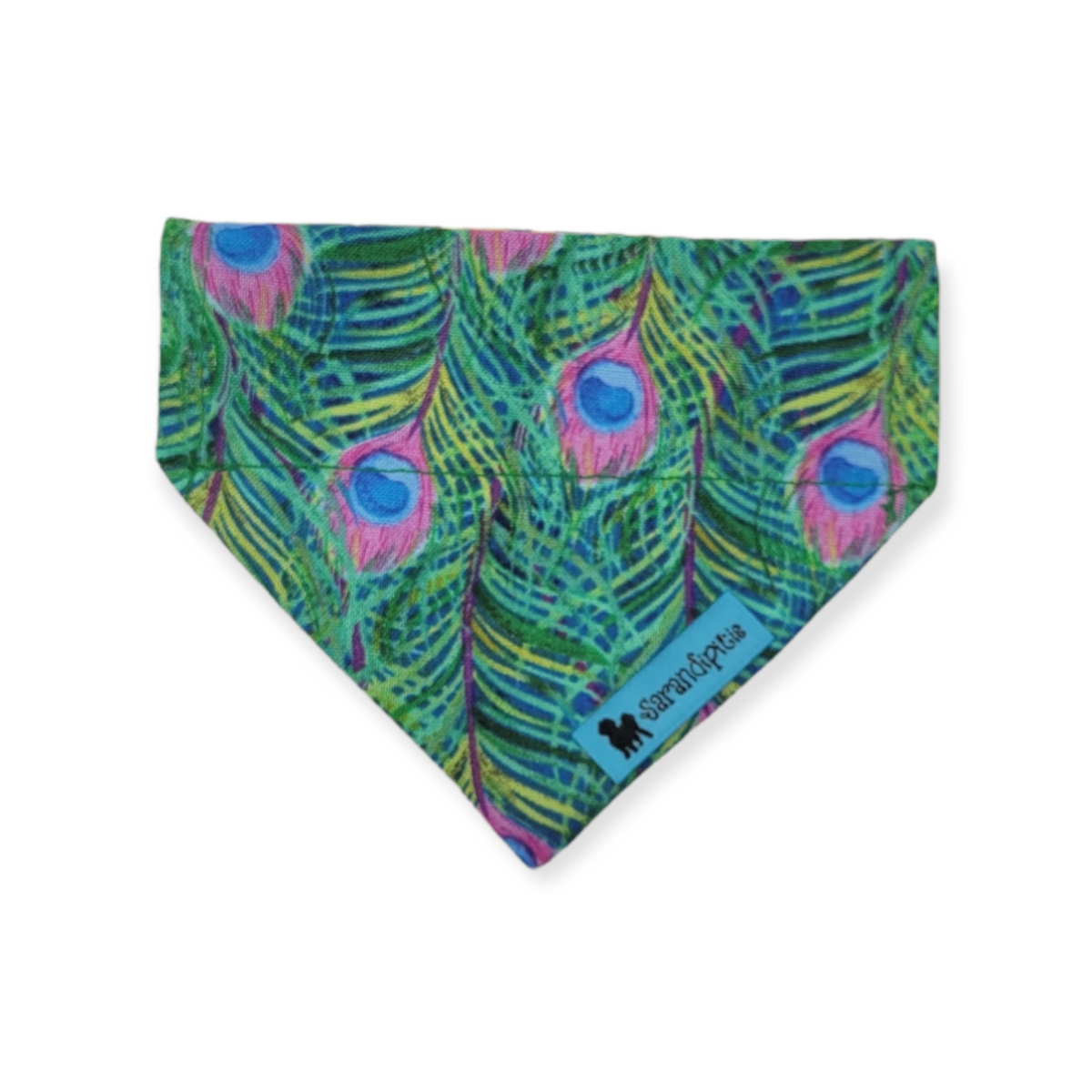 Baylor/Peacock Slide-on Bandana (XX-Small)