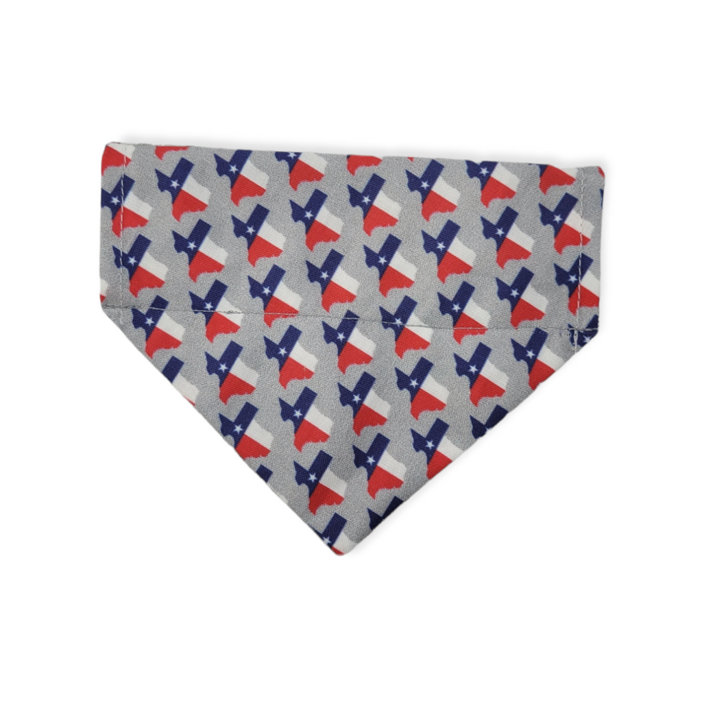 Gray Plaid/Texas Slide-on Bandana (X-Small)