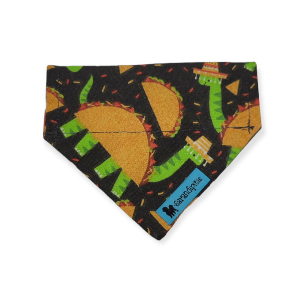 Pub Crawl/Taco Dinos Reversible Slide-on Bandana (XX-Small)
