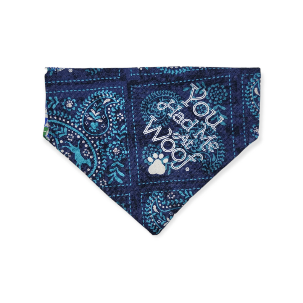 Mavericks/Paisley Slide-on Bandana (X-Small)