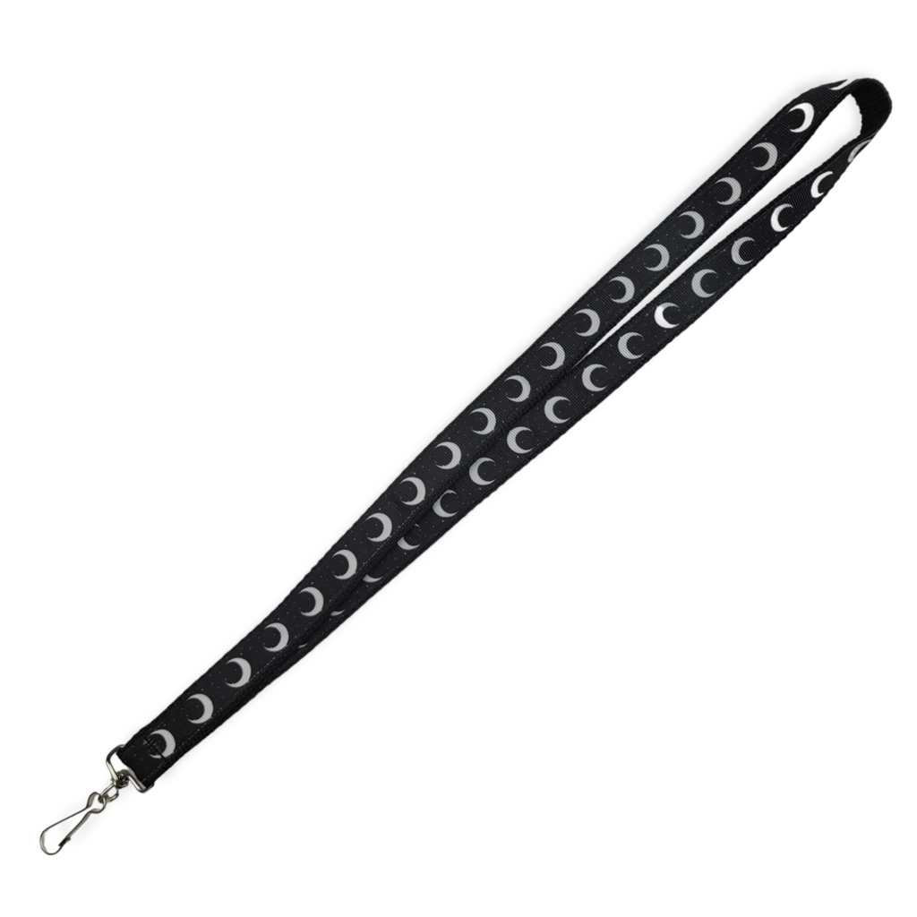Crescent Moon Lanyard  (3/4" hardware)