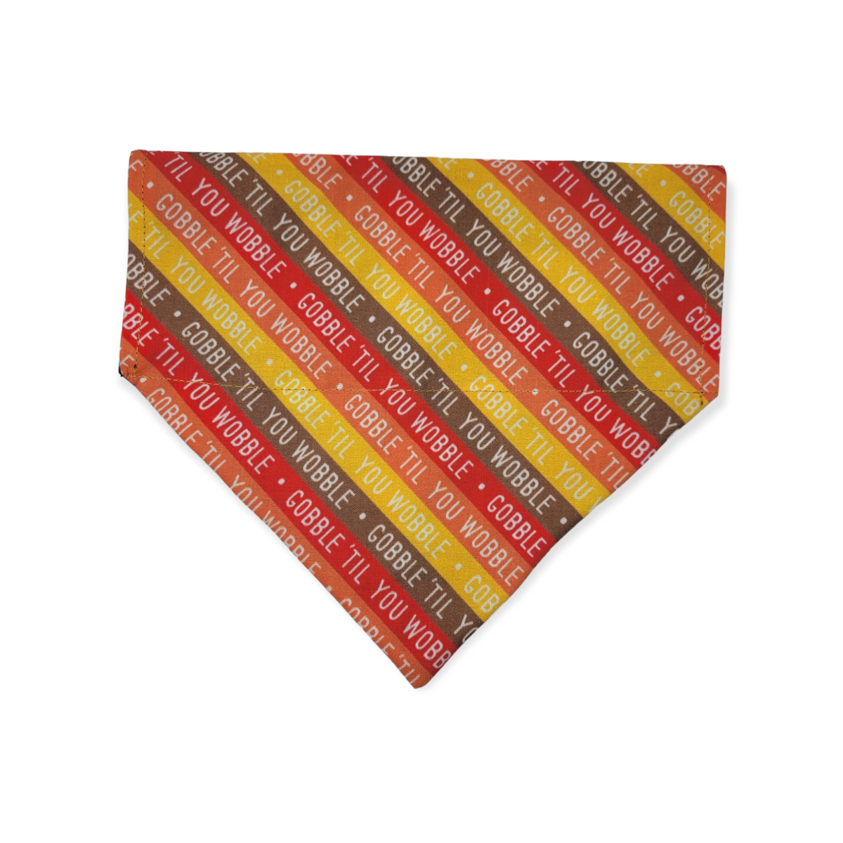 Gobble Till You Wobble/TacoSaurus Plaid Slide-on Bandana (Medium)