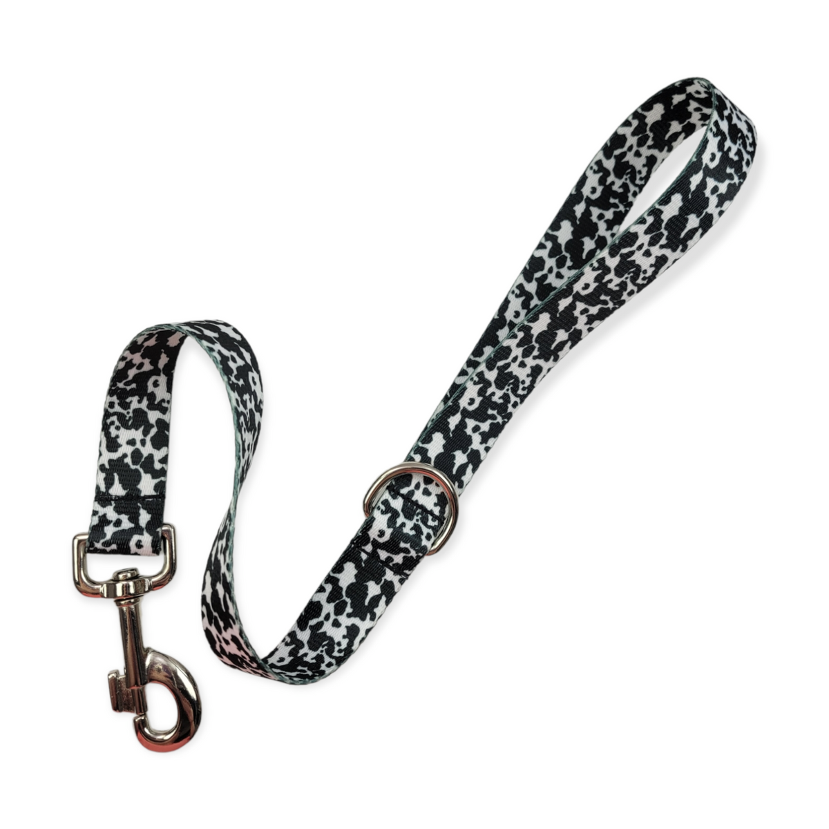 Cow Print Traffic Leash (2')