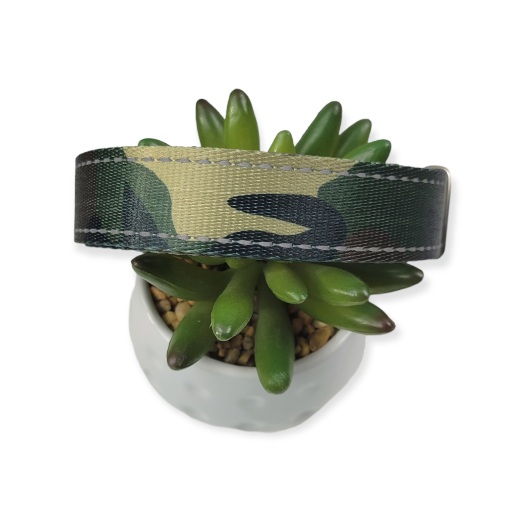 Camo Reflective Dog Collar (Large)