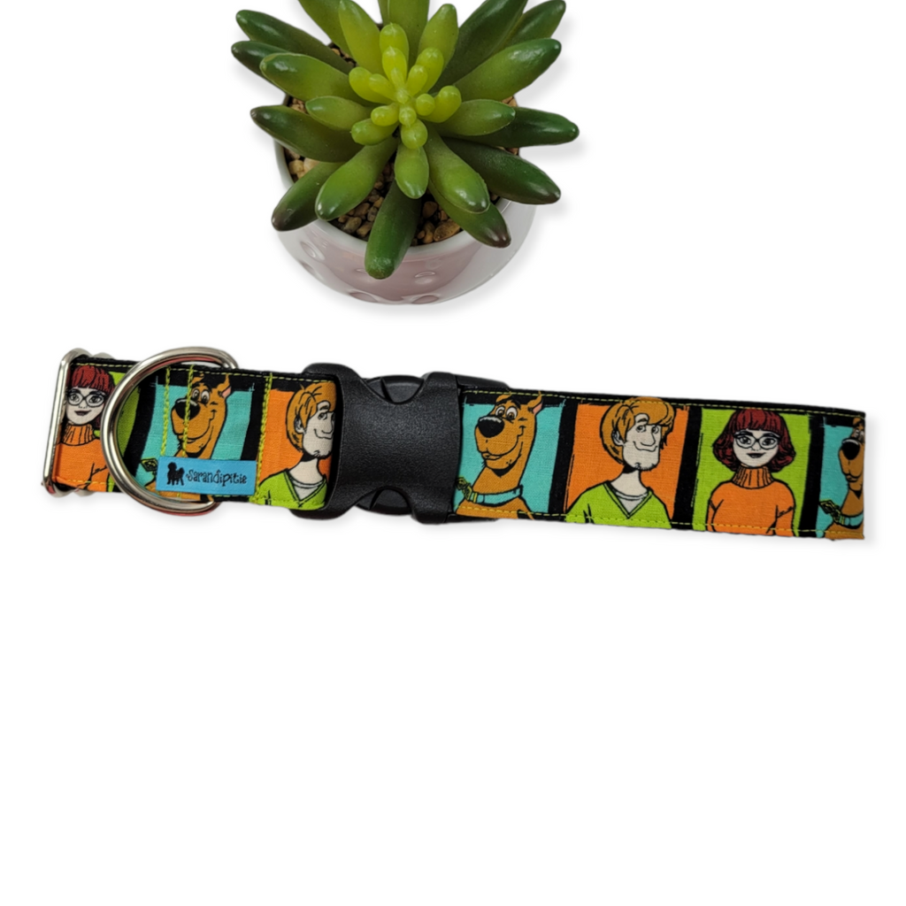 Mystery Inc. Dog Collar (XX-Large, 1.5" wide)
