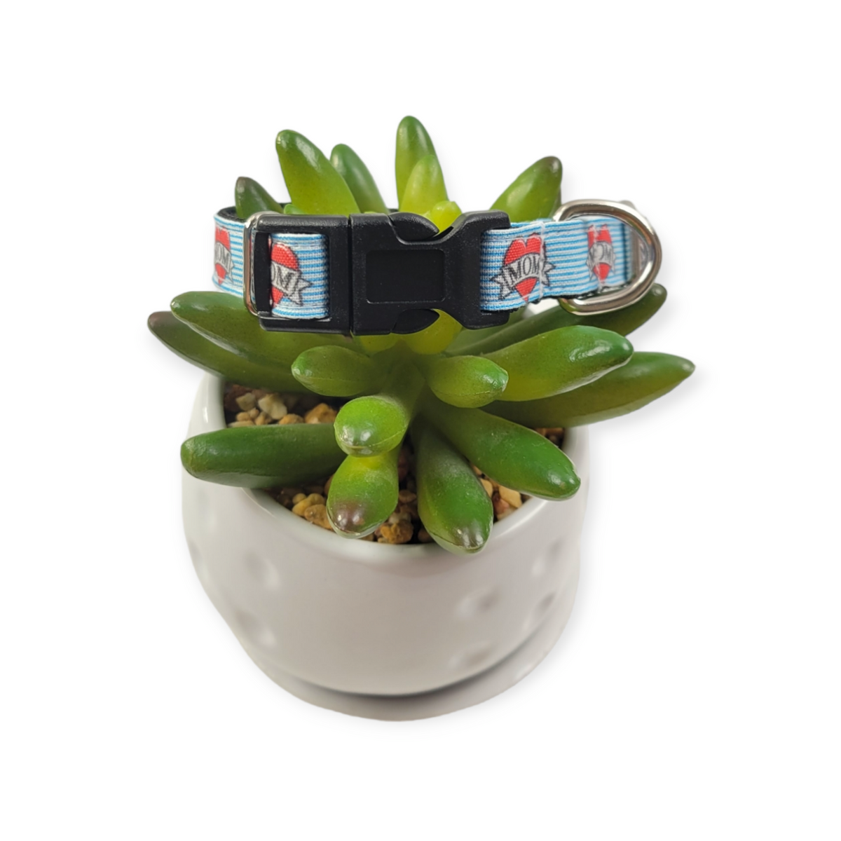 Mom Heart Tattoo dog collar (X-Small)
