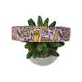 Craft Beer on Pink Dog collar (Large)
