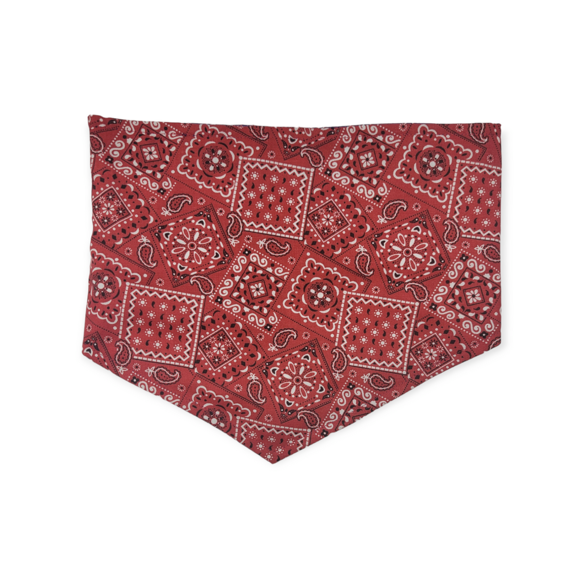 Rangers/Red Paisley Tie-on Bandana (Medium)