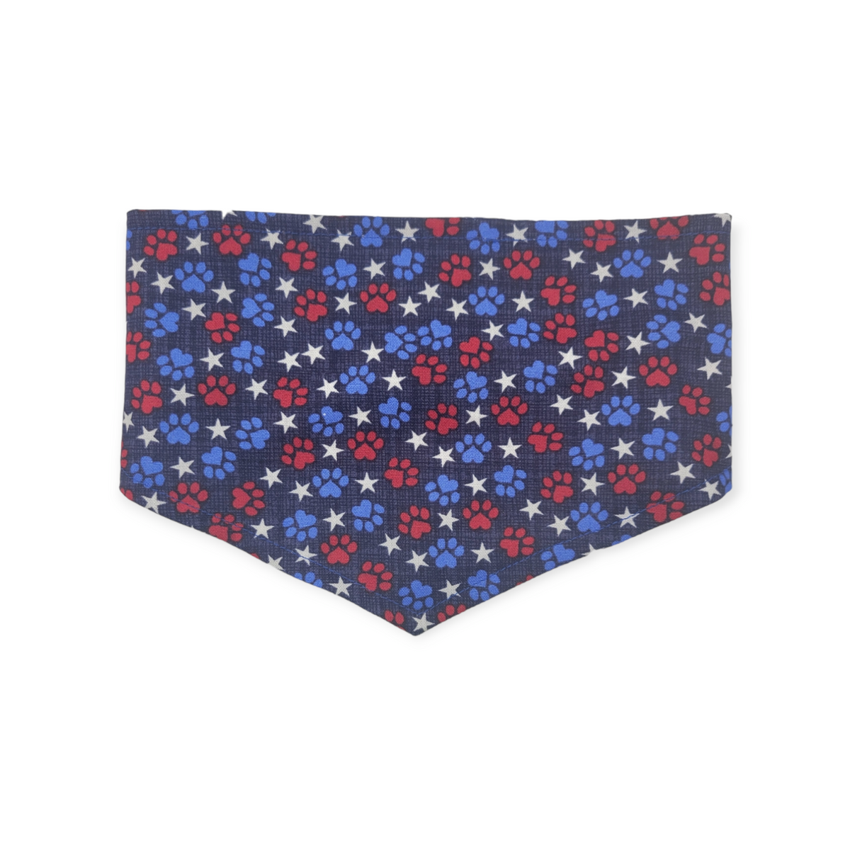 Rangers/Patriotic Paws Reversible Tie-on Bandana (X-Small)
