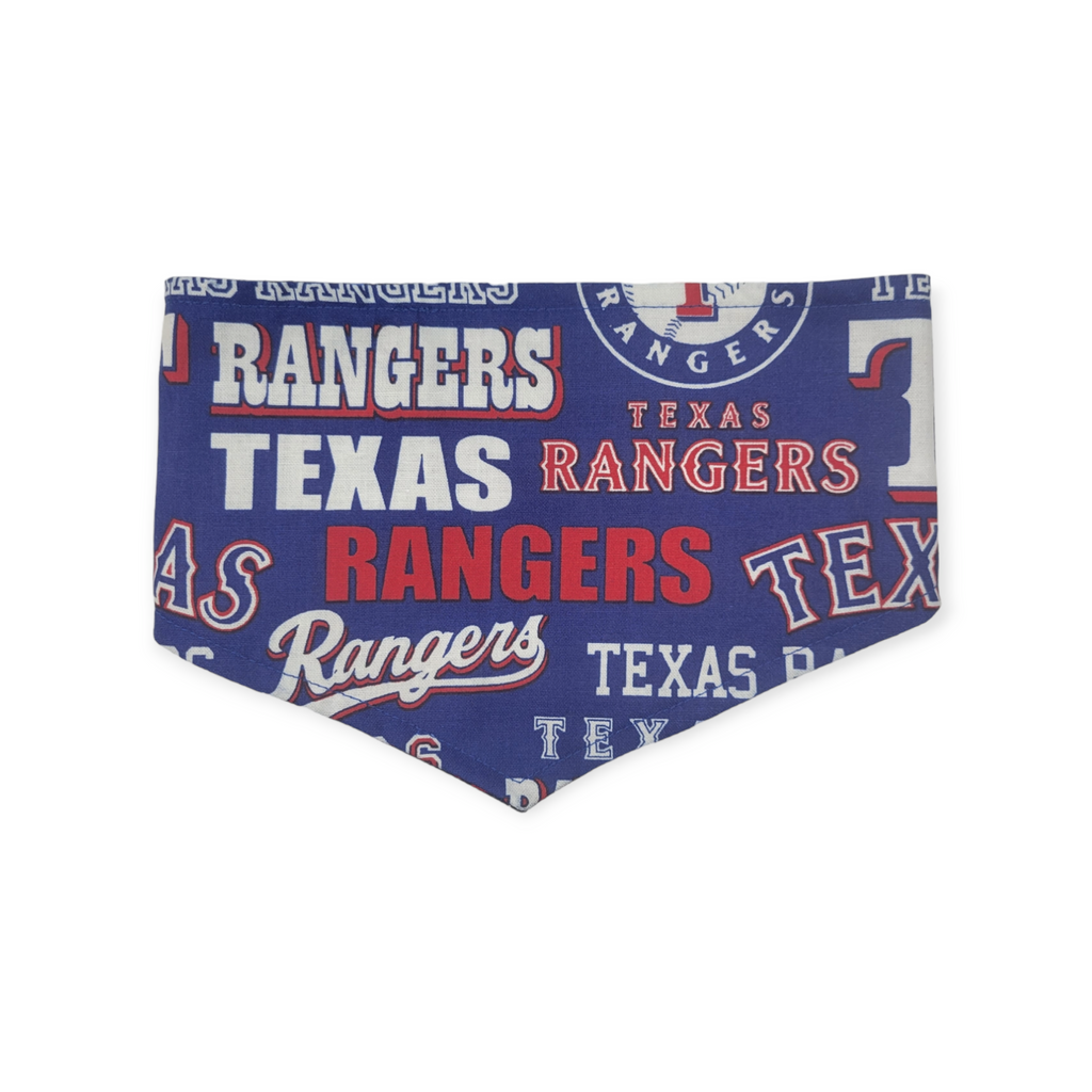 Rangers/Patriotic Paws Reversible Tie-on Bandana (X-Small)
