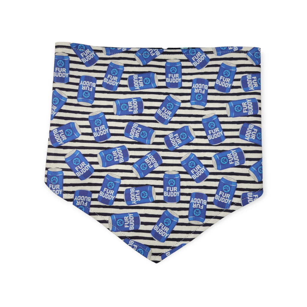 Fur Buddy/ Blue Paws Reversible Tie-on Bandana (Large)