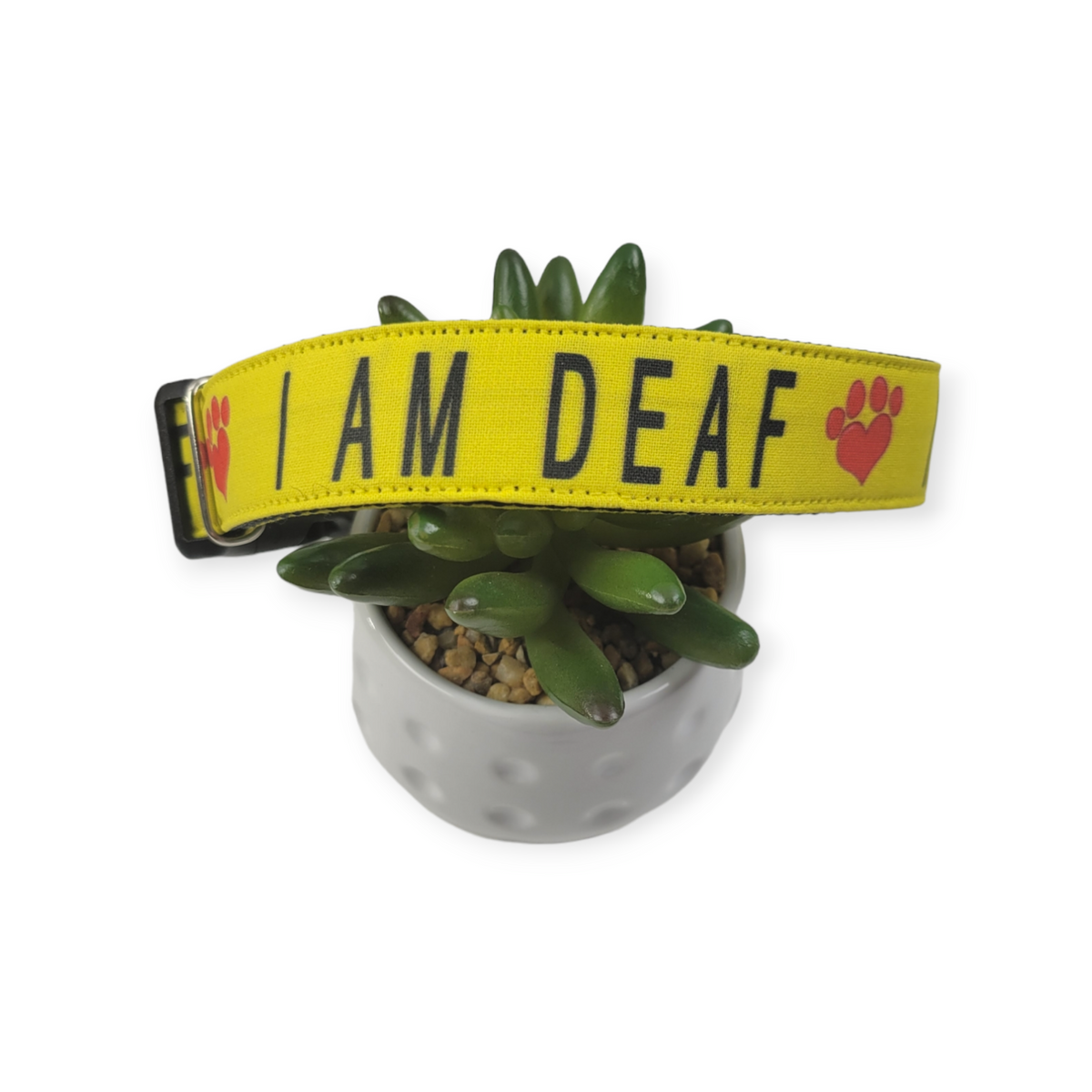 I Am Deaf Dog Collar (Large)