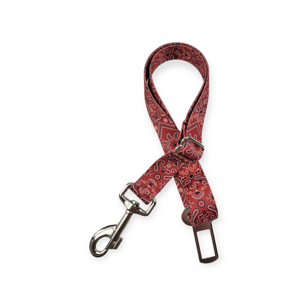 Red Bandana Seat Belt (Large)
