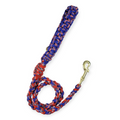 Patriotic Paracord Rope leash (4')
