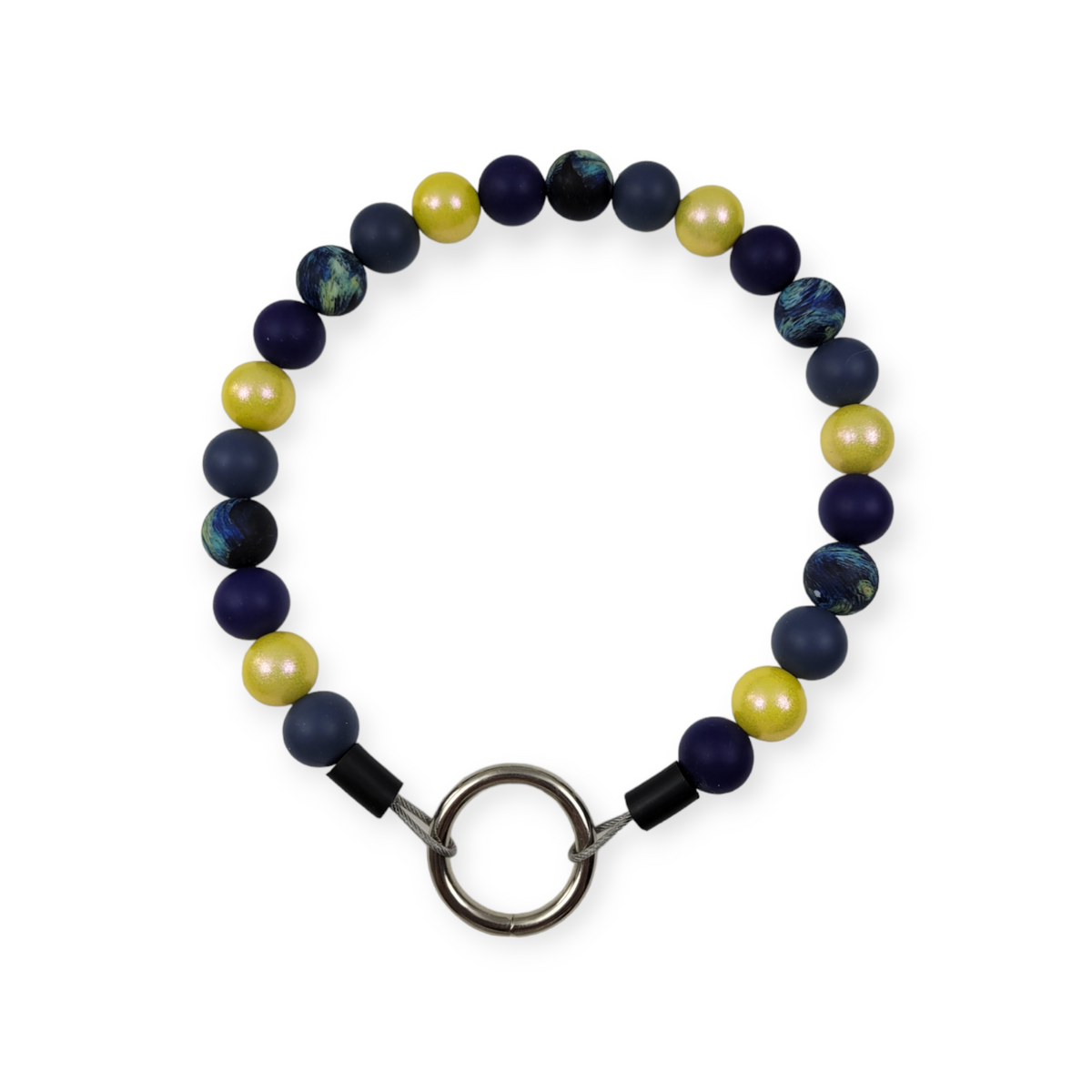 Starry Night Beaded Collar - 15.5"