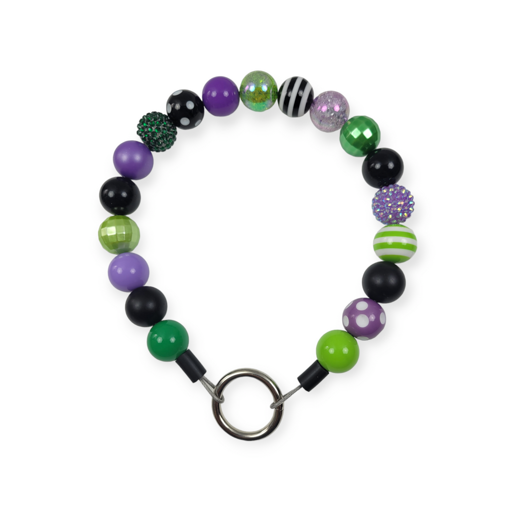 This is Halloween Beaded Collar - 16.5"