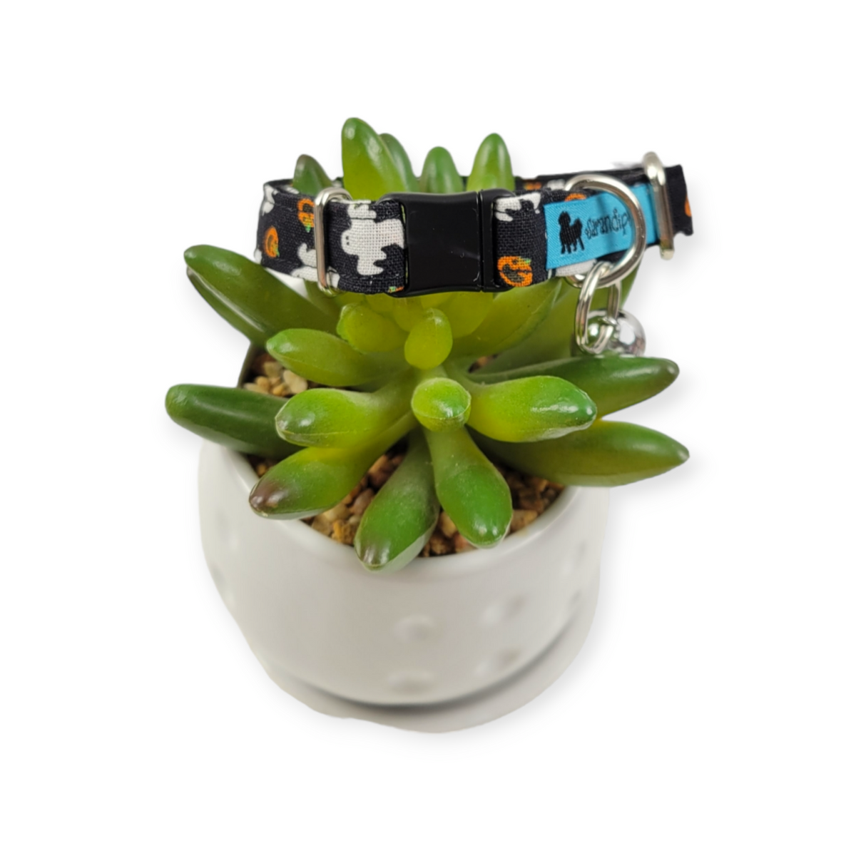 Ghosts & Pumpkins Kitty Collar (X-Small)