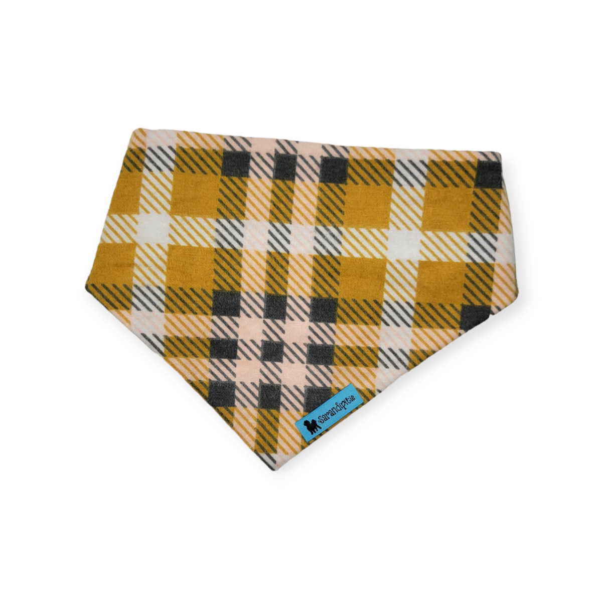 Bavarian Pretzels & Beer/Mustard Slip-on Scrunchie Bandana (Small)
