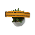 Zippers on Orange Dog Collar (Large)